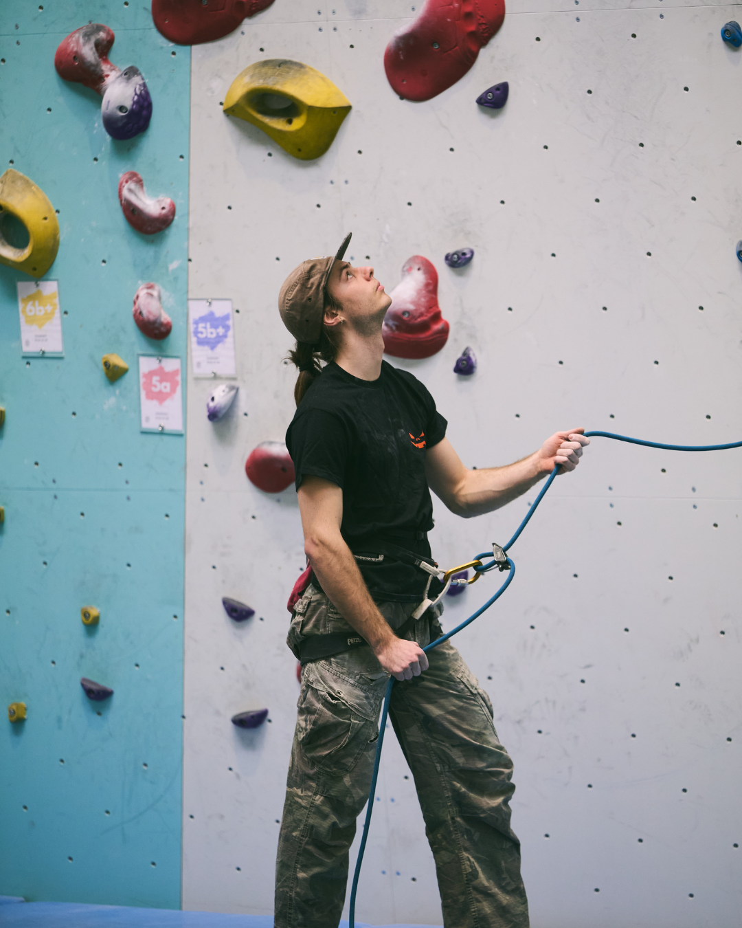 Szkolenie z asekuracji Tymek